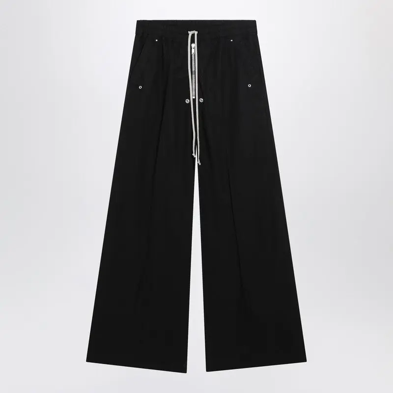 Black Geth Belas Trousers - Rick Owens DRKSHDW