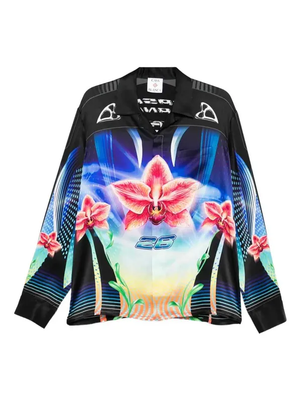 Orchid Racer Shirt - Casablanca