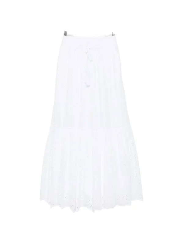 Cotton Long Skirt - Ermanno Firenze