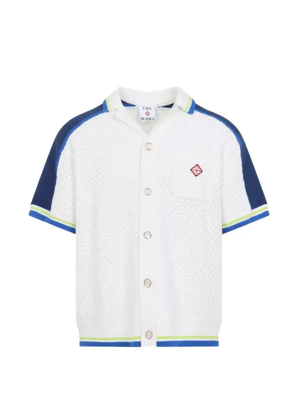 Shirt With Embroidered Logo - Casablanca