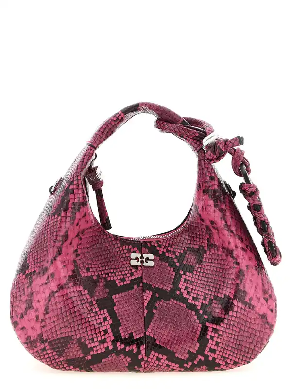 Mini Hobo Hand Bags Fuchsia - Ganni