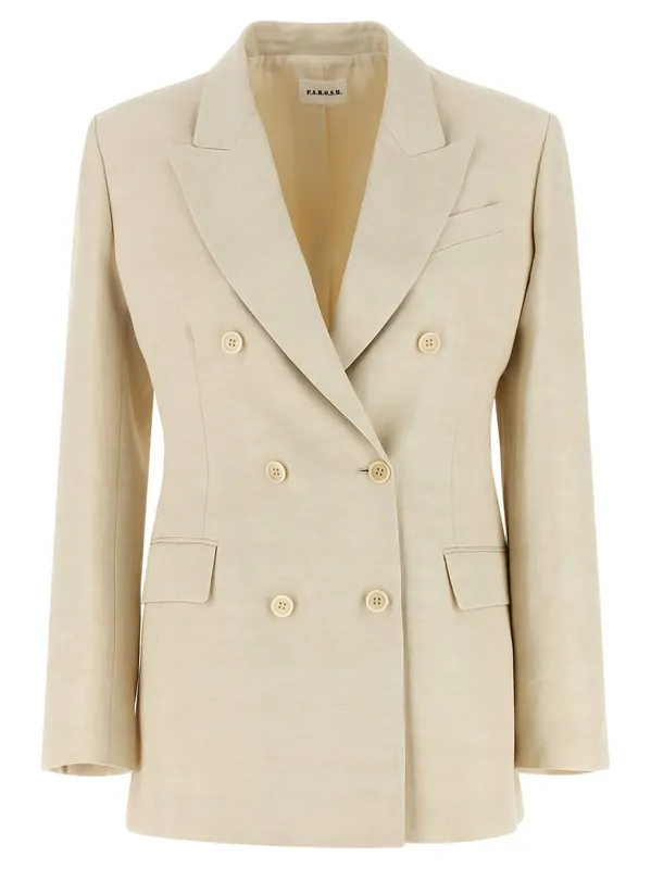 Raisa Blazers Beige - P.A.R.O.S.H.