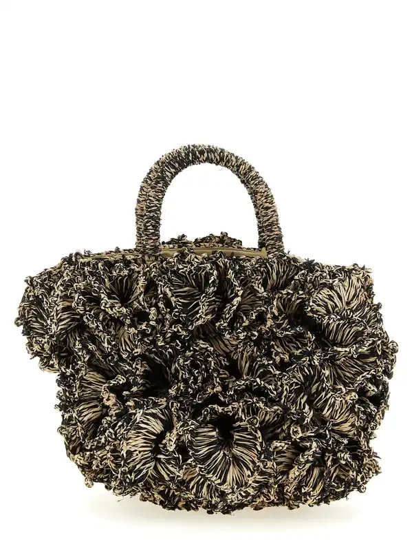 Coral Hand Bags White/Black - Ibeliv