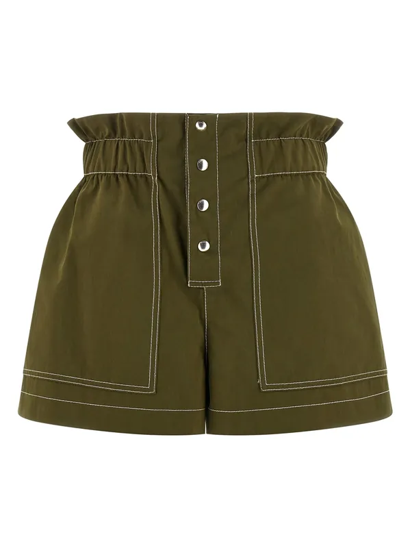 Gabardine Shorts Bermuda And Short Green - Marni