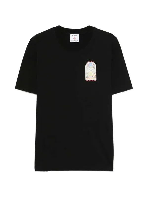 Tennis Landscape T-Shirt With Graphic Print