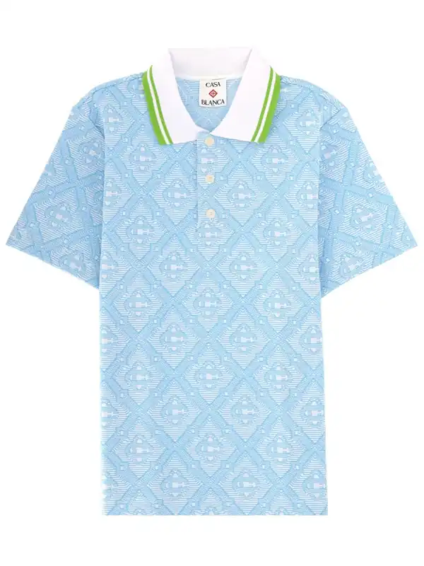Cotton Polo Shirt - Casablanca