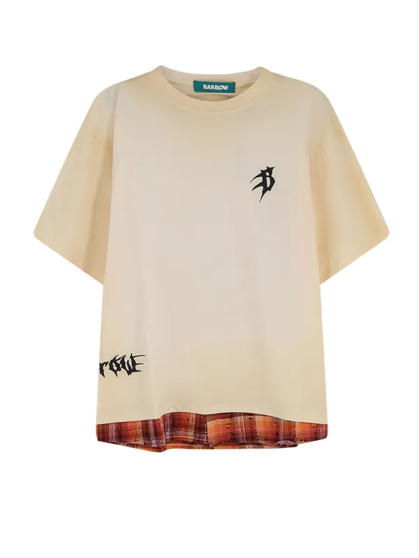 Cotton T-Shirt With Front Print