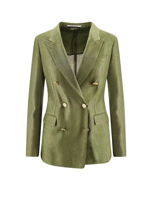Parigi Double-Breasted Cotton Blazer