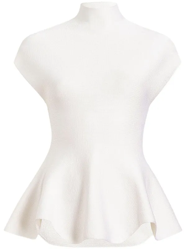 Andra Peplum Top - Khaite