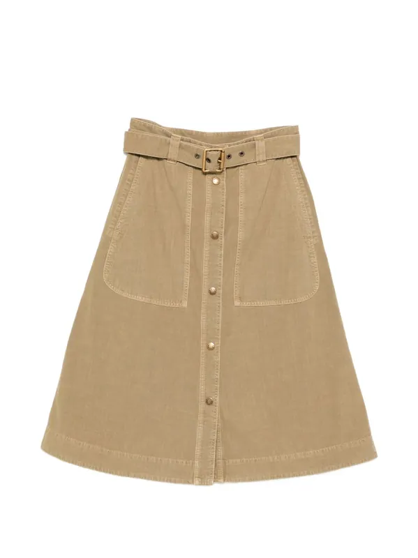 Cotton Long Skirt - Moncler