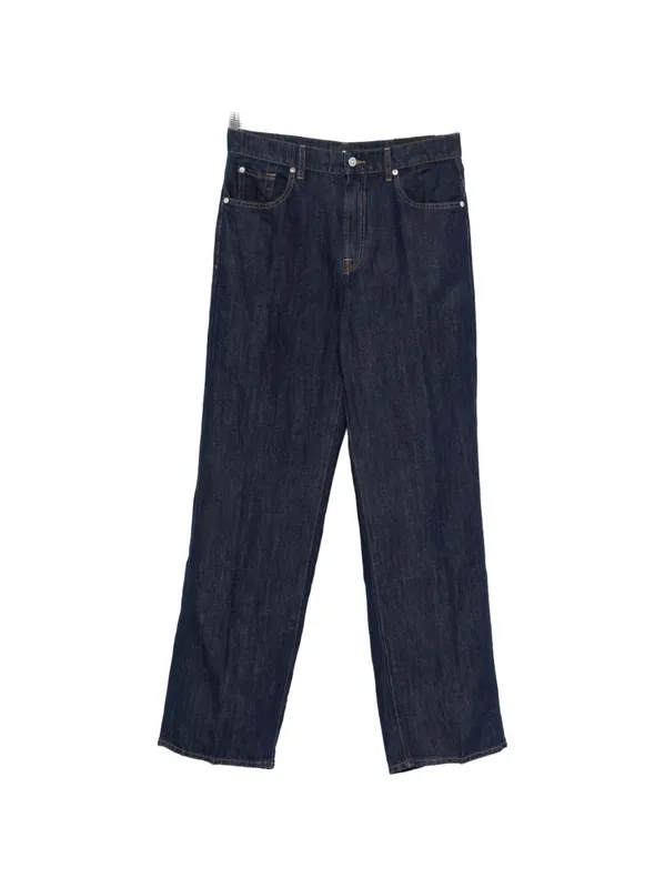 Stovepipe Straight Denim Jeans - Seven