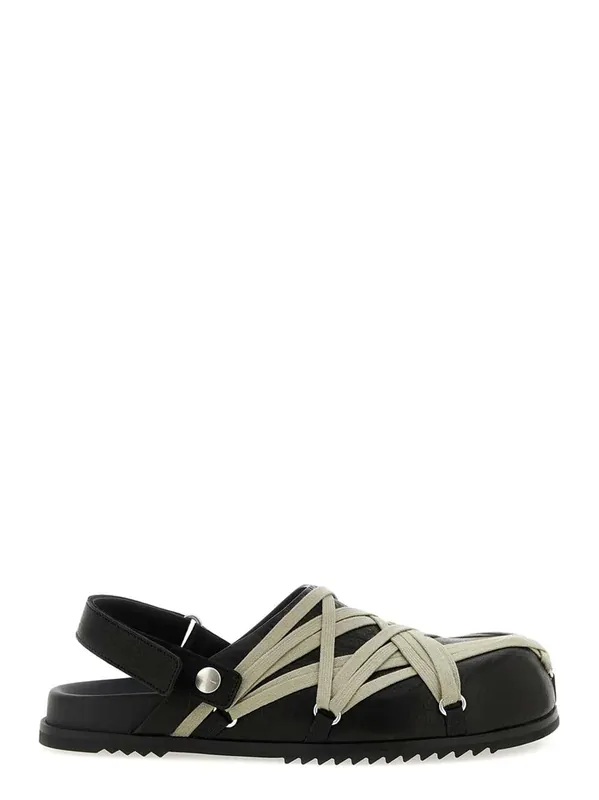 Black Megalaced Mule - Rick Owens