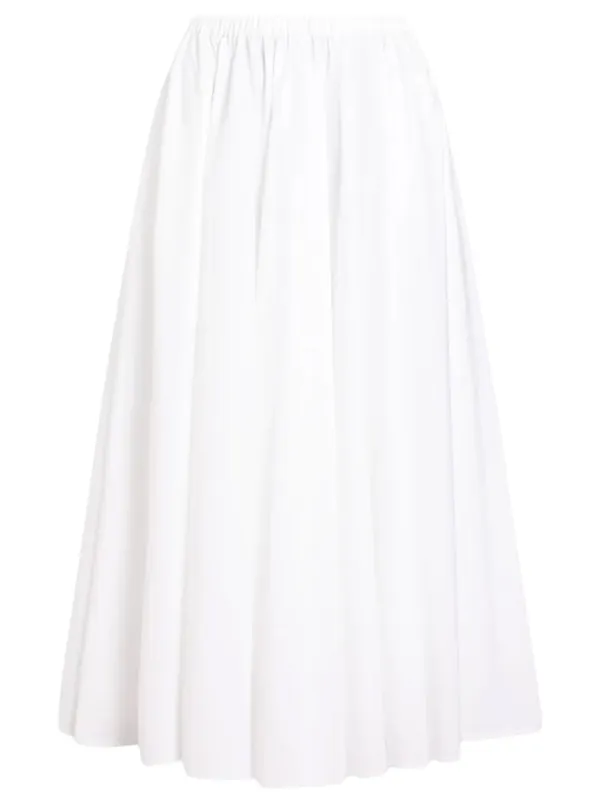 Cotton Midi Skirt - Patou