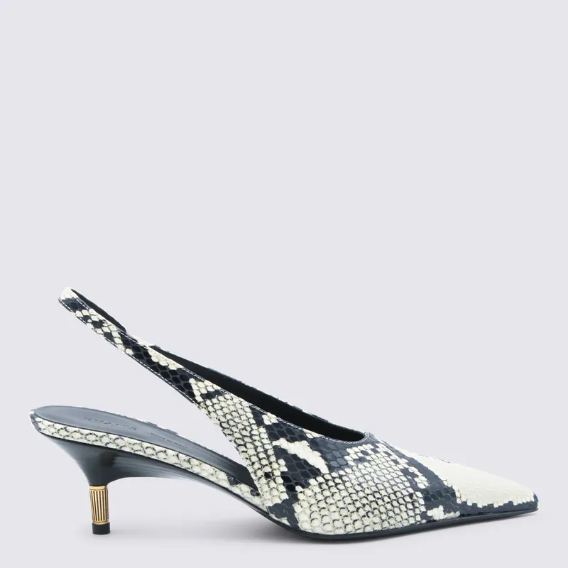 With Heel Black-White