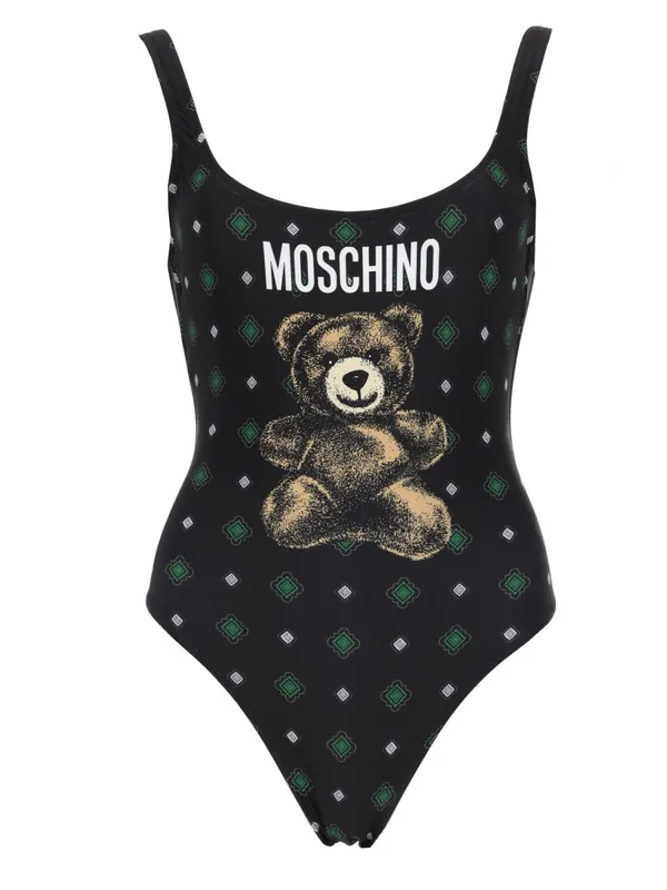 "Teddy" One Piece Swimsuit - Moschino
