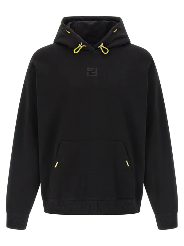 Hoodie Sweatshirt Black - Fendi