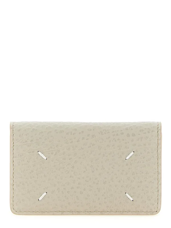 Four Stitches Wallets And Card Holders Gray - Maison Margiela