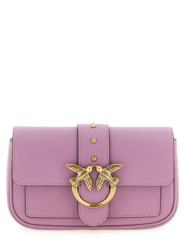 Pocket Love One Crossbody Bags Pink - Pinko