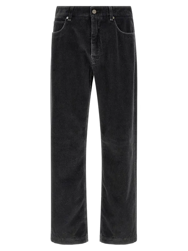 Velvet Pants Gray - Fendi