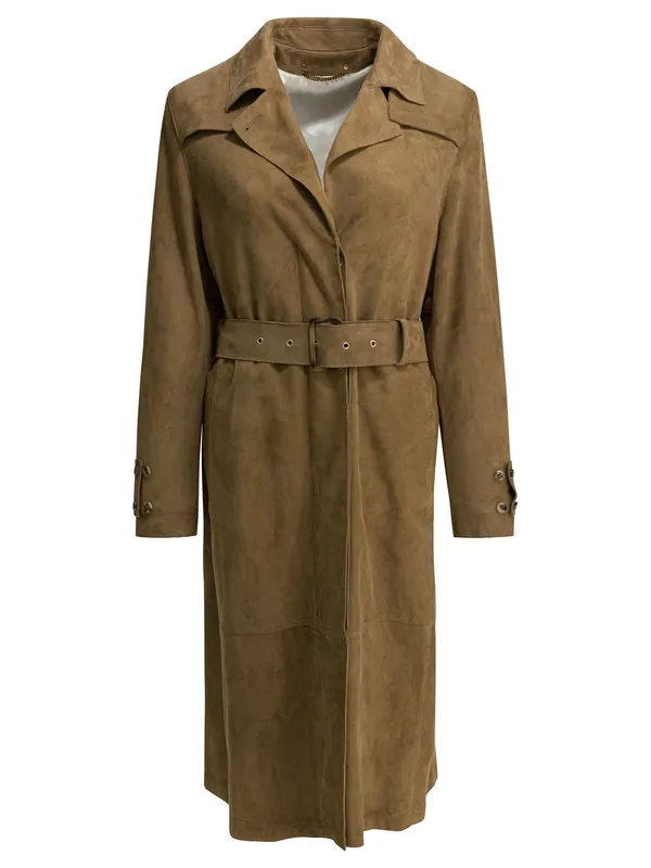 Peggy Jackets And Coats Brown - Golden Goose