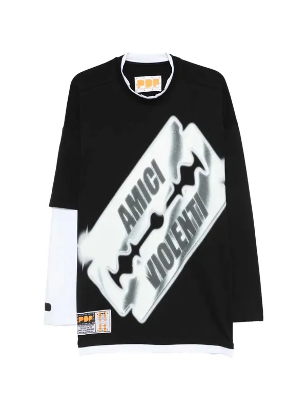 Graphic Print Sweatshirt - Pdf