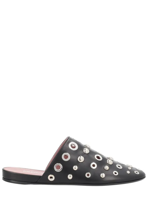 Leather Slipper With Studs - Premiata