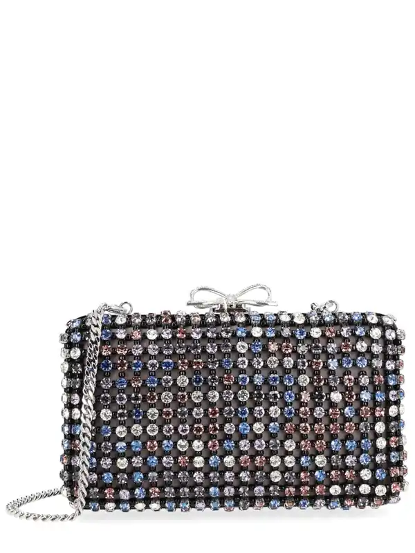 "Crystal Chainmail" Clutch Bag - Self-Portrait