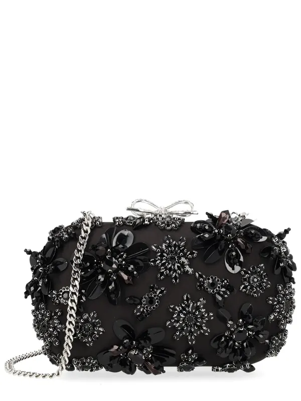 "Floral Crystal" Clutch Bag - Self-Portrait