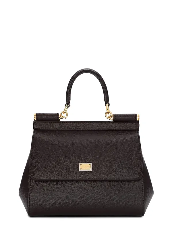 Sicily Medium Leather Crossbody Bag - Dolce & Gabbana