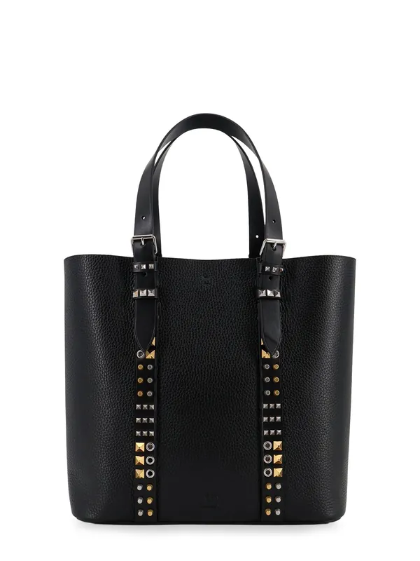 Leather Shoulder Bag With Iconic Studs - Valentino Garavani