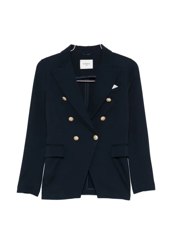 Cotton Double-Breasted Jacket