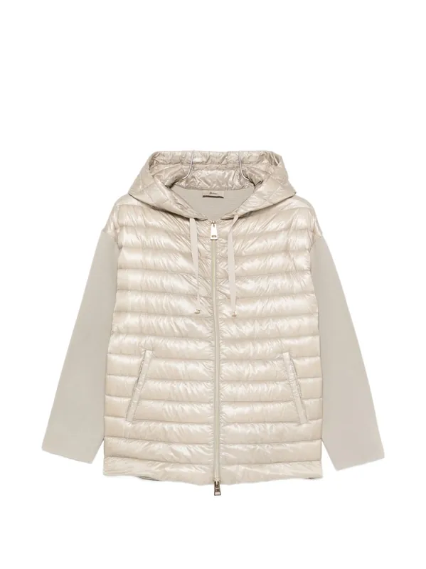 Cotton And Nylon Down Jacket - Herno