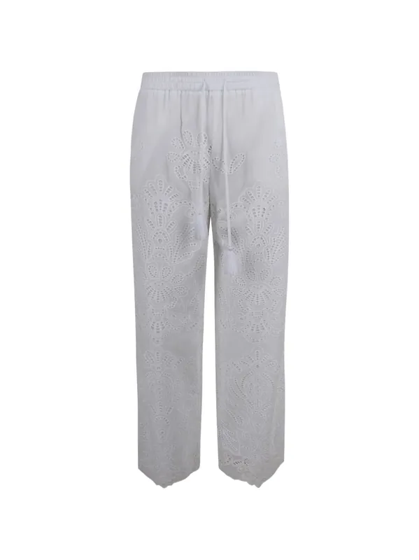 Cotton Trousers - Ermanno Firenze