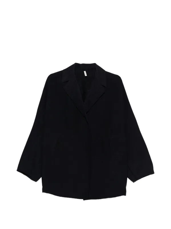 Cotton And Linen Long Blazer - Boboutic