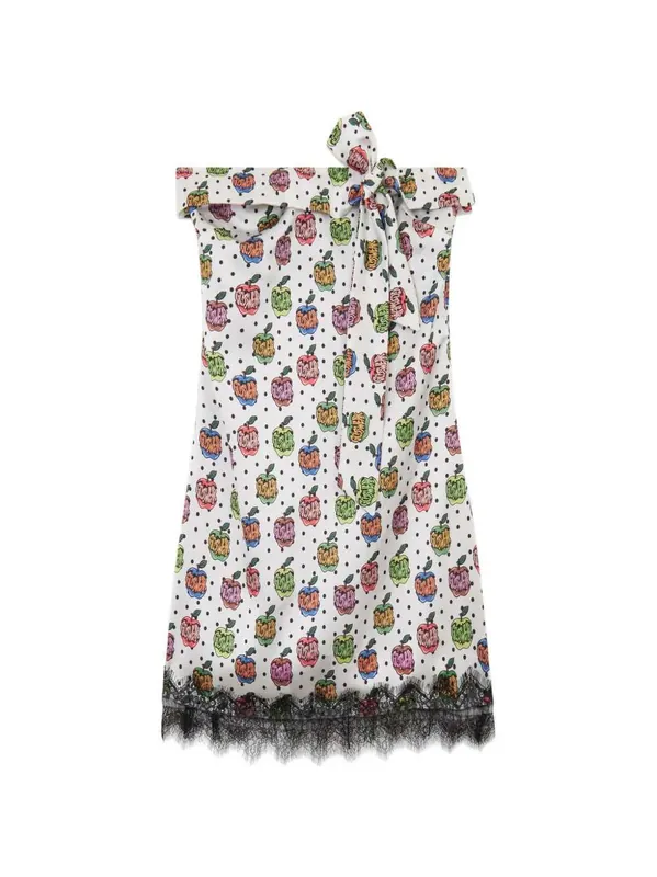 Short Dress With Print - GCDS