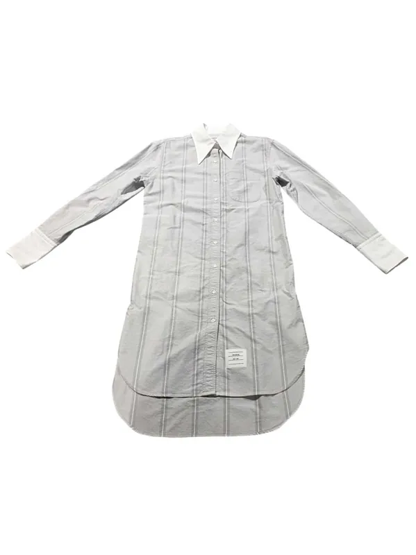 Striped Mini Dress - Thom Browne