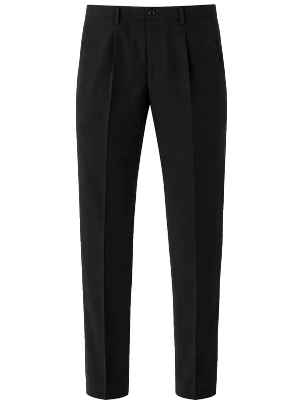 Straight Wool Pants - Dolce & Gabbana