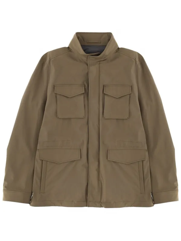 Jacket With Pockets - Herno