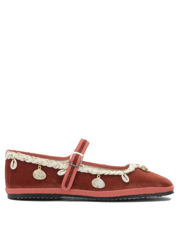 Lou Lou Ballerinas Orange - Toujours