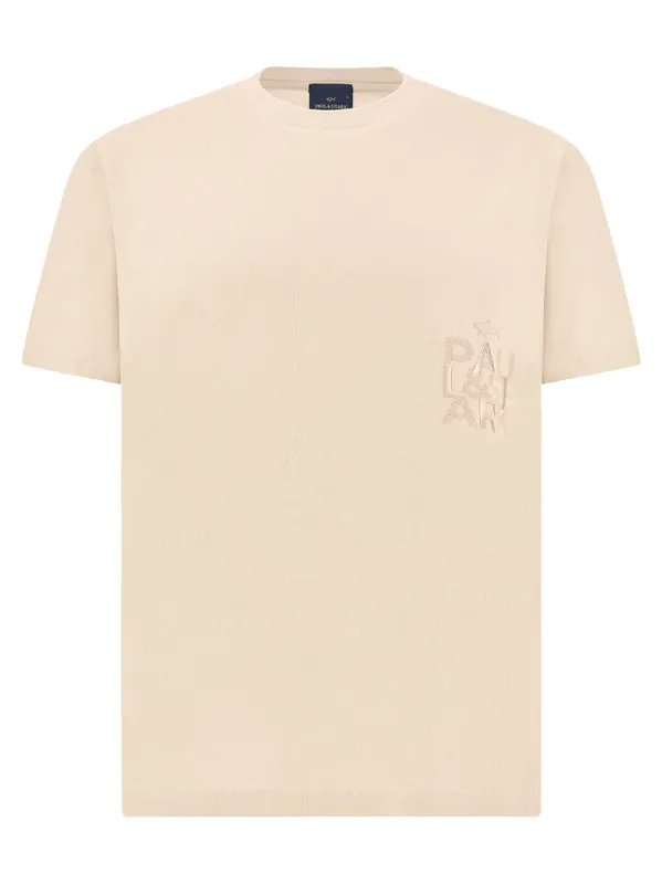 Bold Embroidery Cotton Jersey T-Shirt