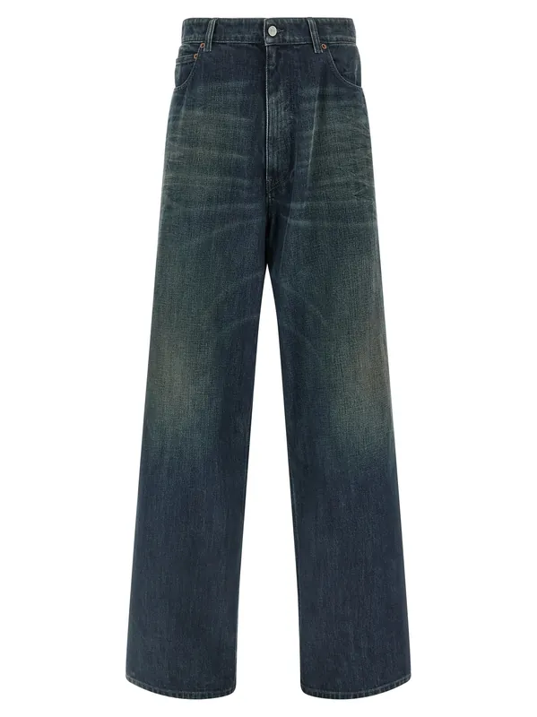 Numeric Signature Mm6 Jeans Blue - MM6 Maison Margiela