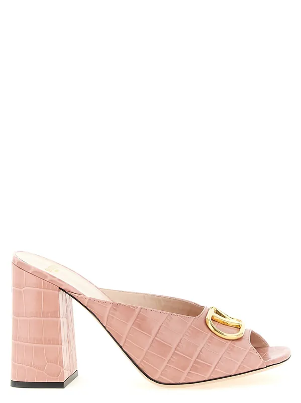 Vlogo Signature Sandals Pink - Valentino Garavani