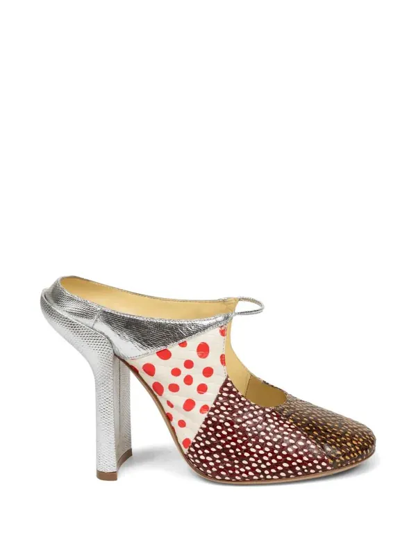 Multi-Color Patchwork Heel