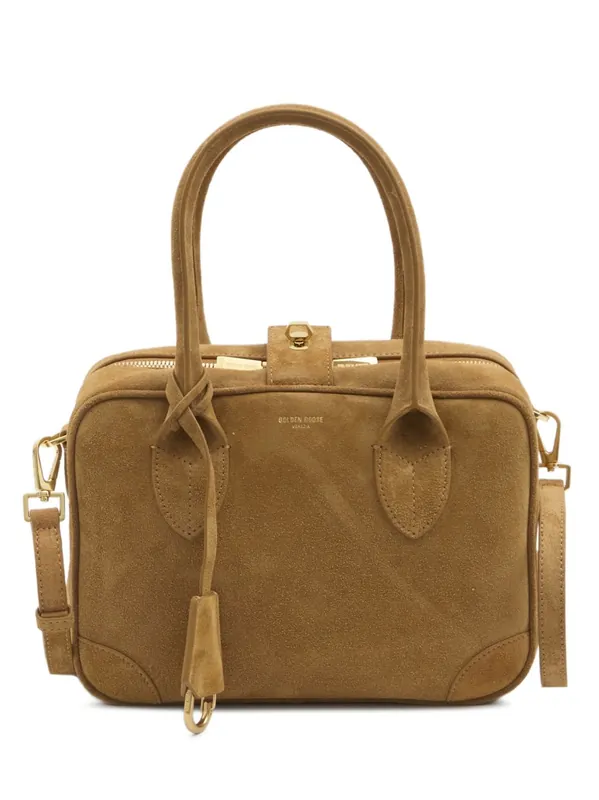 Vita Suede Leather Handbag - Golden Goose
