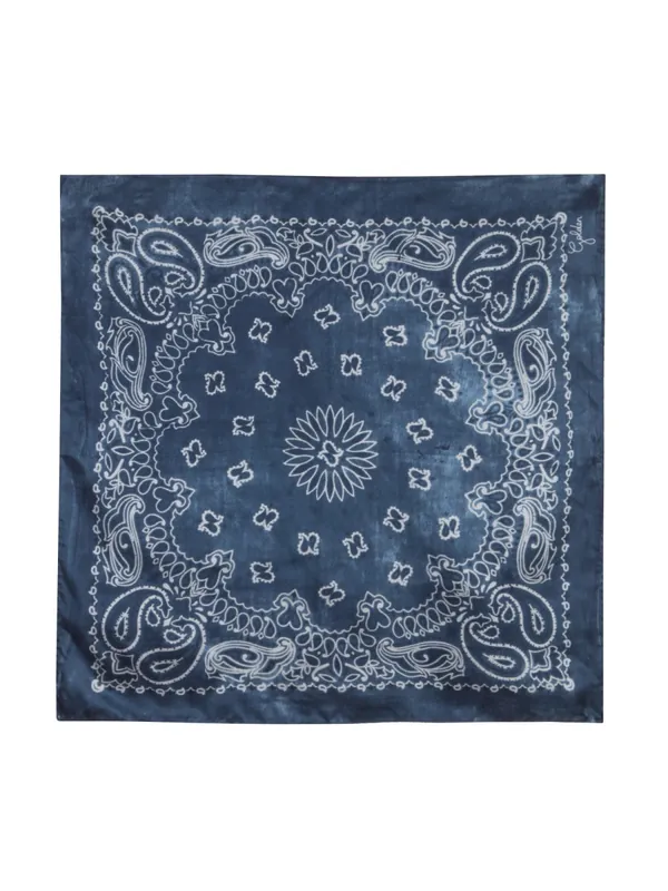 Scarf With Paisley Pattern - Golden Goose