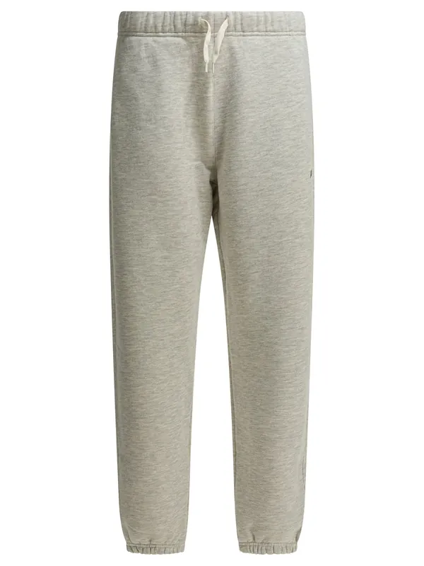 Sports Pants With Logo Trousers Grey - Autry