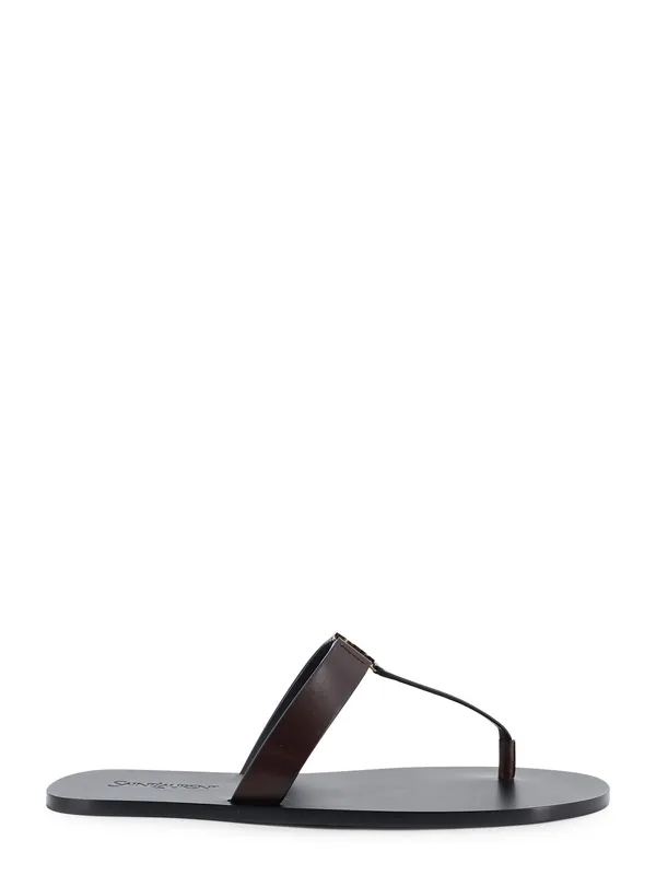Babylone Leather Sandals - Saint Laurent