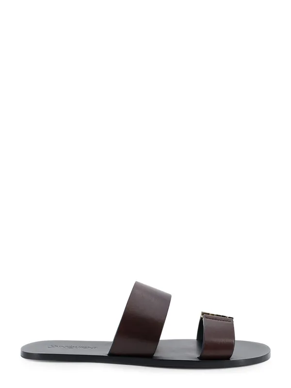 Babylone Leather Sandals - Saint Laurent
