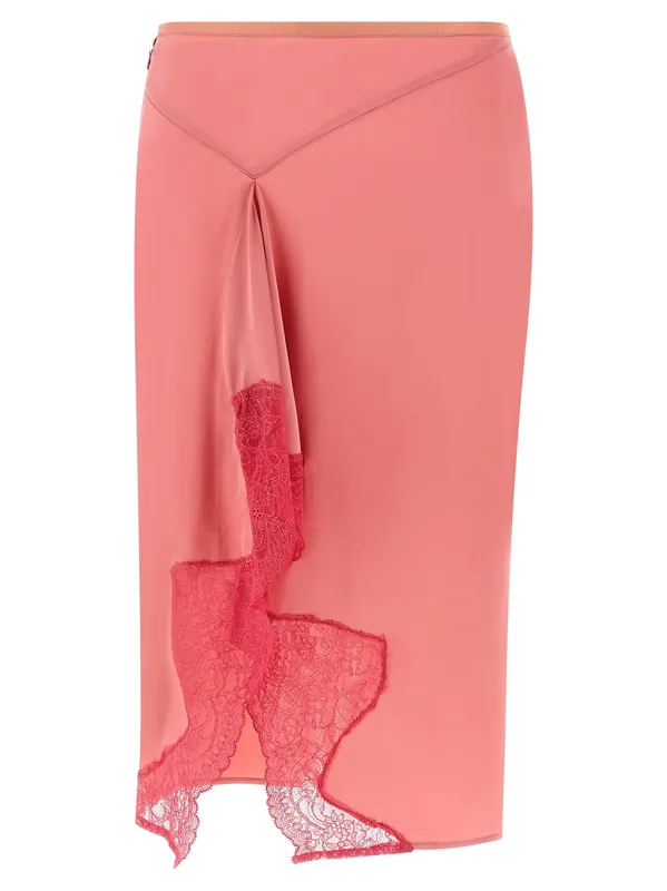 Signatue Lace Skirts Pink - Vaillant