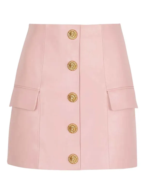 Buttoned Mini Skirt - Balmain